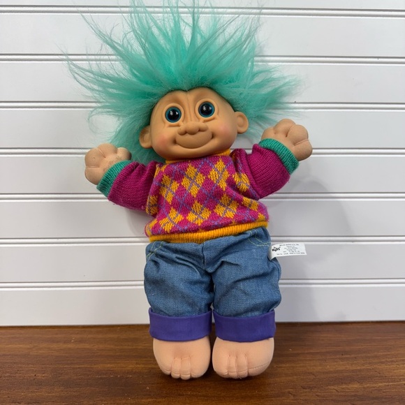 Vintage 1980’s Trolls Kidz Tyler boy plush doll. - Picture 1 of 8